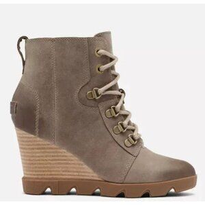 Sorel Joan Uptown Waterproof Wedge Bootie Size 8